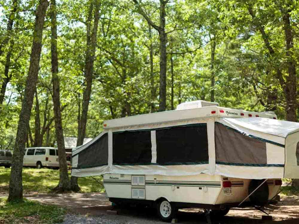 Big Meadows Campground in Shenandoah National Park Big Meadows Campground in Shenandoah National Park