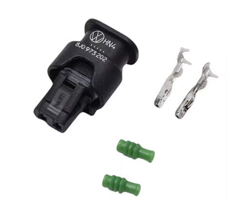 Electrical connector kit with terminals and insulating covers. Electrical connector kit with terminals and insulating covers.