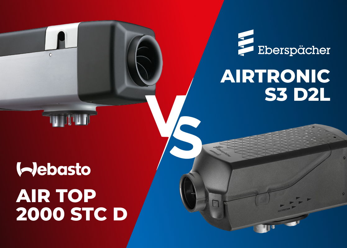 Espar Airtronic S3 D2L vs Webasto Air Top 2000 STC Espar Airtronic S3 D2L vs Webasto Air Top 2000 STC D 12V diesel heater comparison