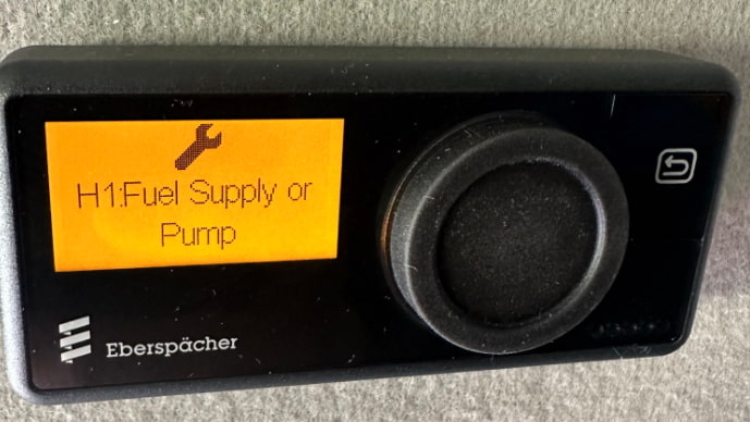 Espar Easystart pro fault code H1