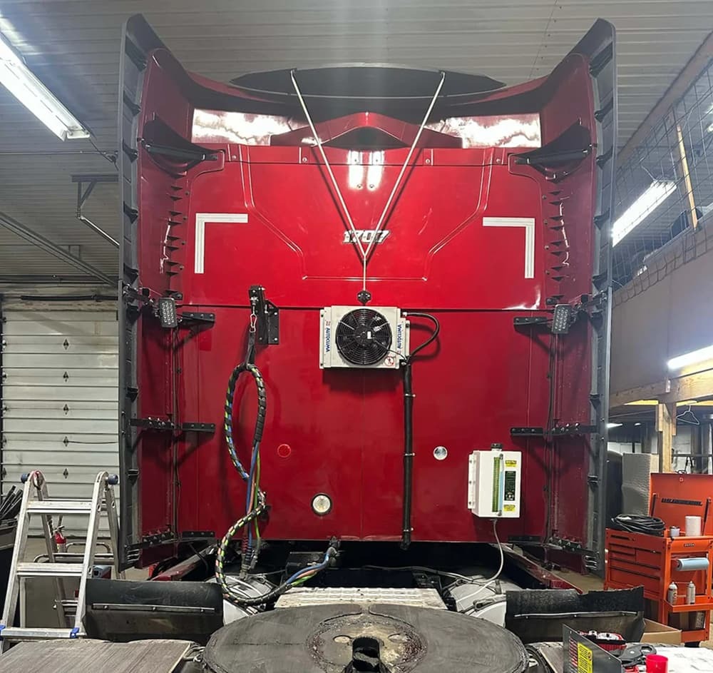 Rear wall Truck Installed Condenser